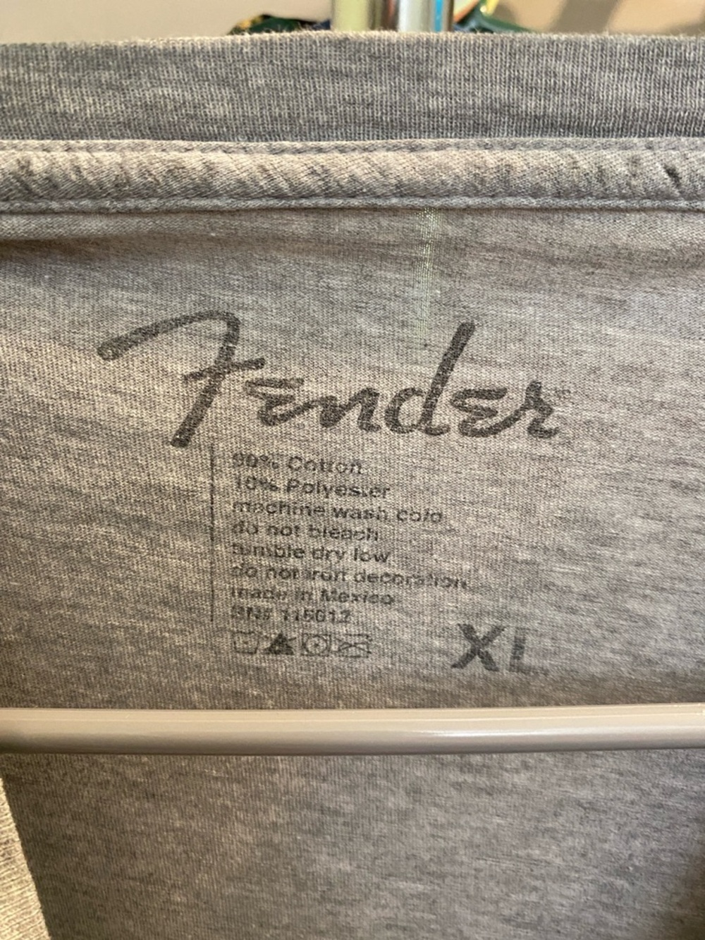 Fender Light Gray Graphic Short Sleeve Tee - Picture 3 of 3